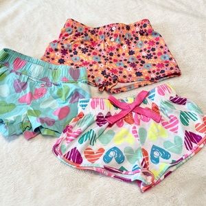 Girl’s Set of 3 Mixed Pajama Shorts